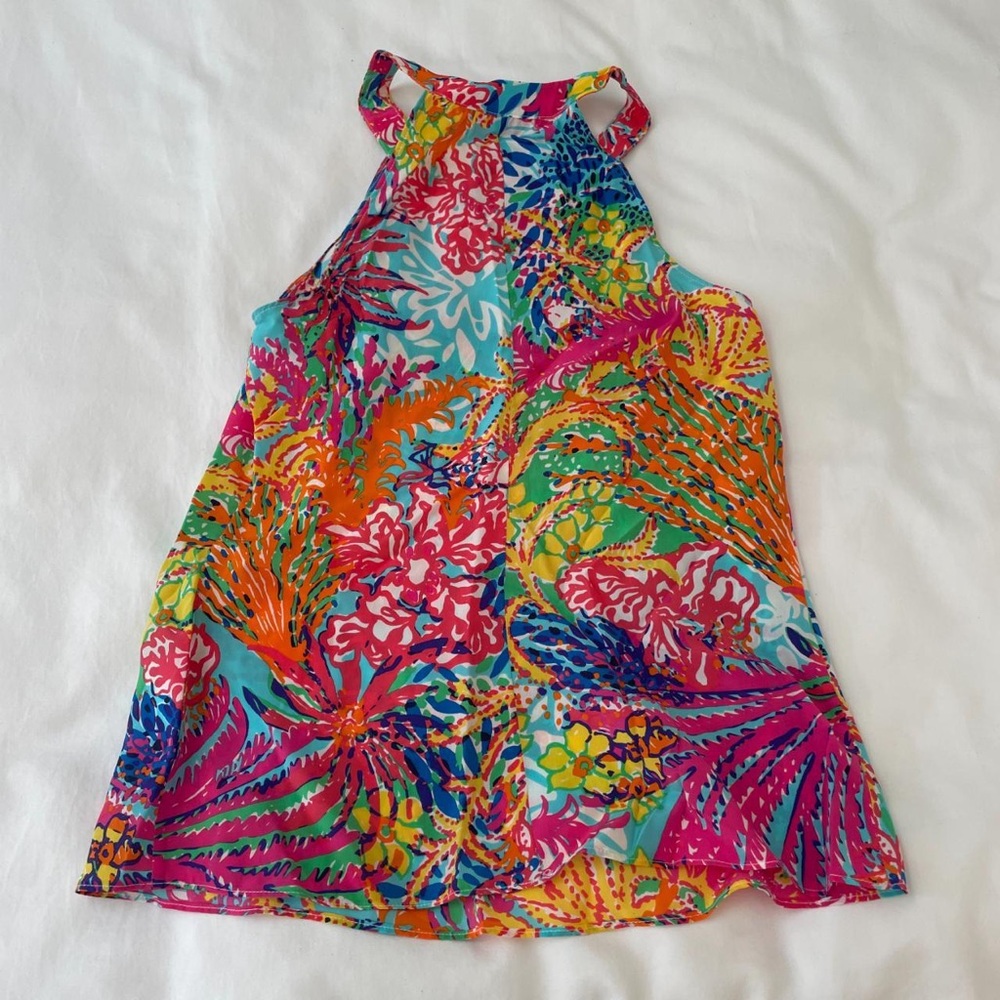 Lilly Pulitzer Women's multi Blouse, Size Xsmall, EUC